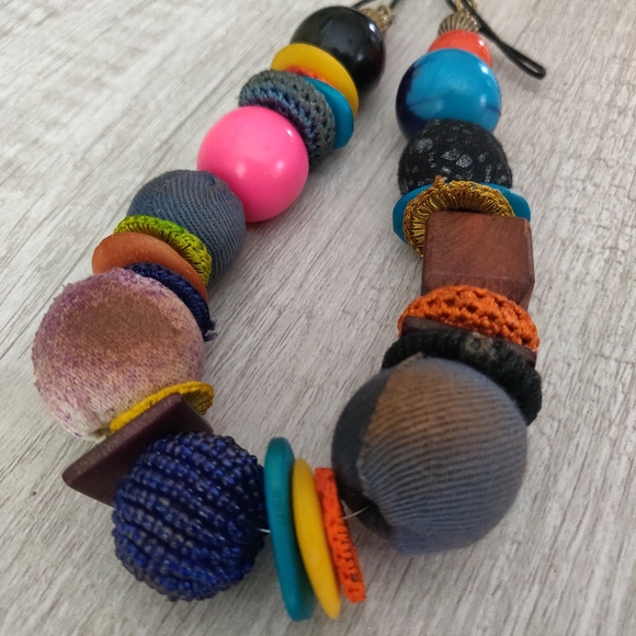 Mixed Media Necklace - Picture 4 of 5